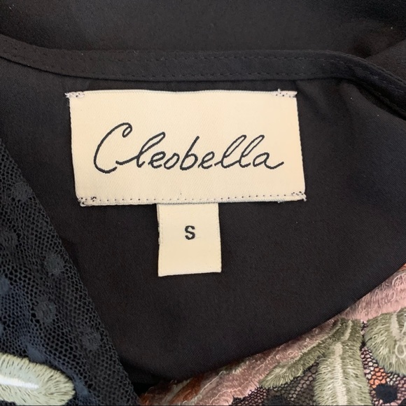 Cleobella Crush Midi Dress Floral Embroidered Boho sz Small - Picture 12 of 13